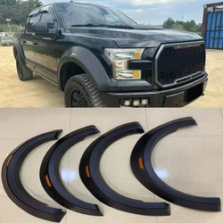 Front Rear Wheel Arches Eyebrow Protector For Ford F-150 F150 2015 2016 2017 ABS Fender Flare Mudguards