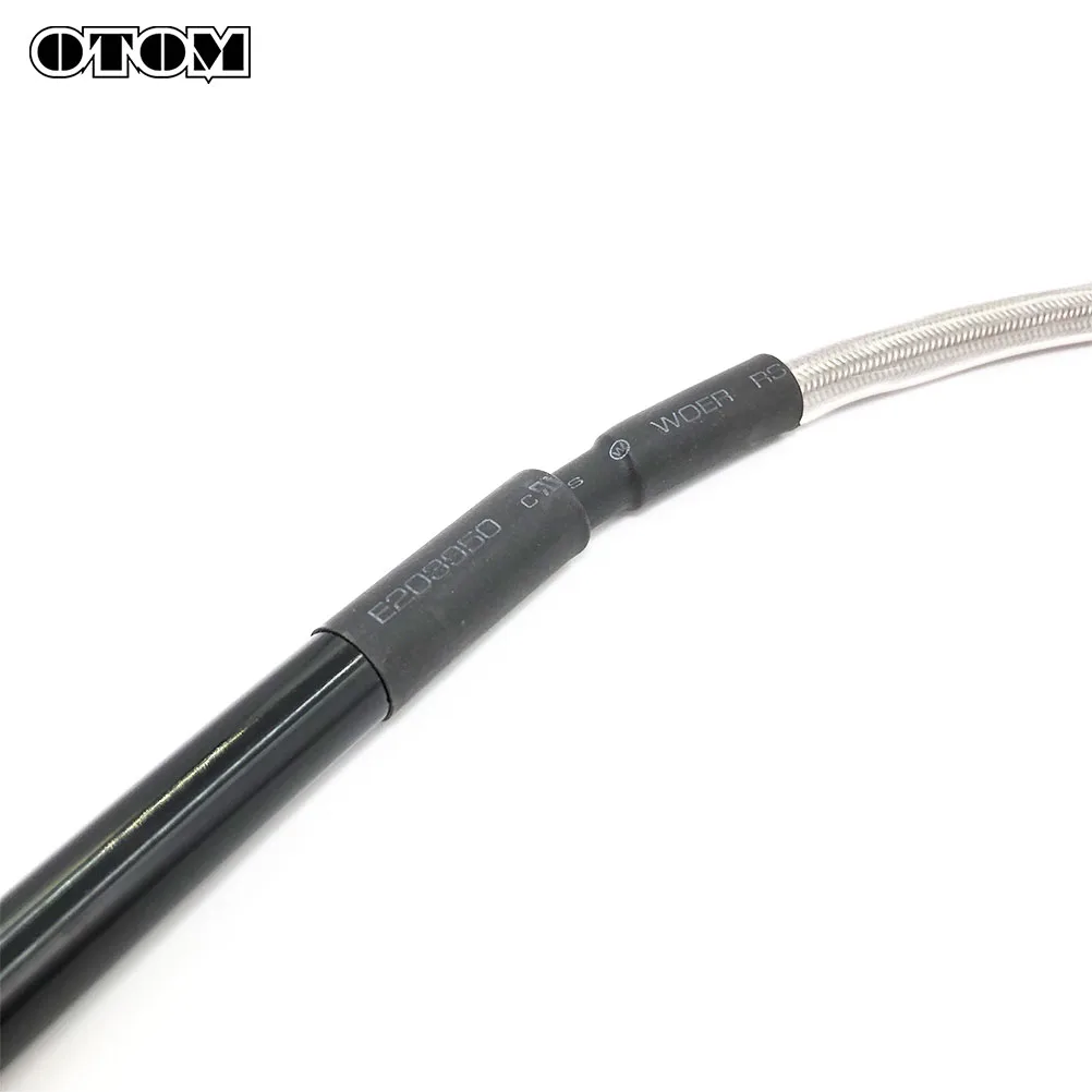 OTOM 2020-tubo de freno de motocicleta, Cable de freno delantero y trasero, manguera trenzada para HONDA YAMAHA CR CRF YZ YZF 125 250 450