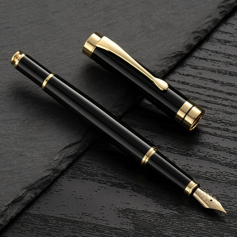 

Discounted Jiaxian Metal No.5 Tip Fountain Pen Adult Calligraphy Practice Ink Signature Pens Cute School Supplies Stationery Pen