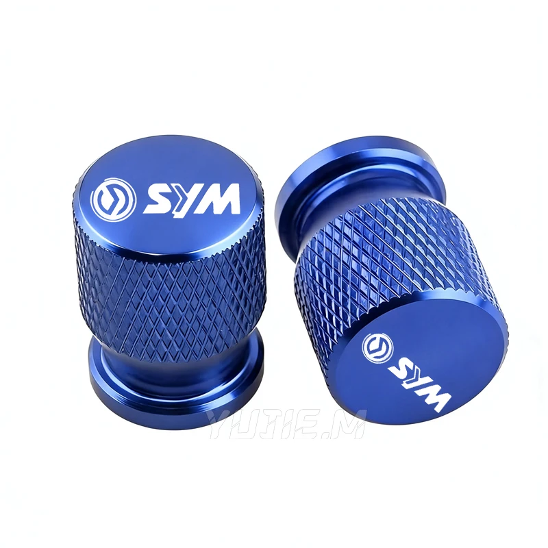 Motorcycle CNC Aluminum Tire Valve Air Port Stem Cover Cap For SYM CRUISYM 125 180 300 GTS 250i 300i maxsym 400 600 jet 14 125