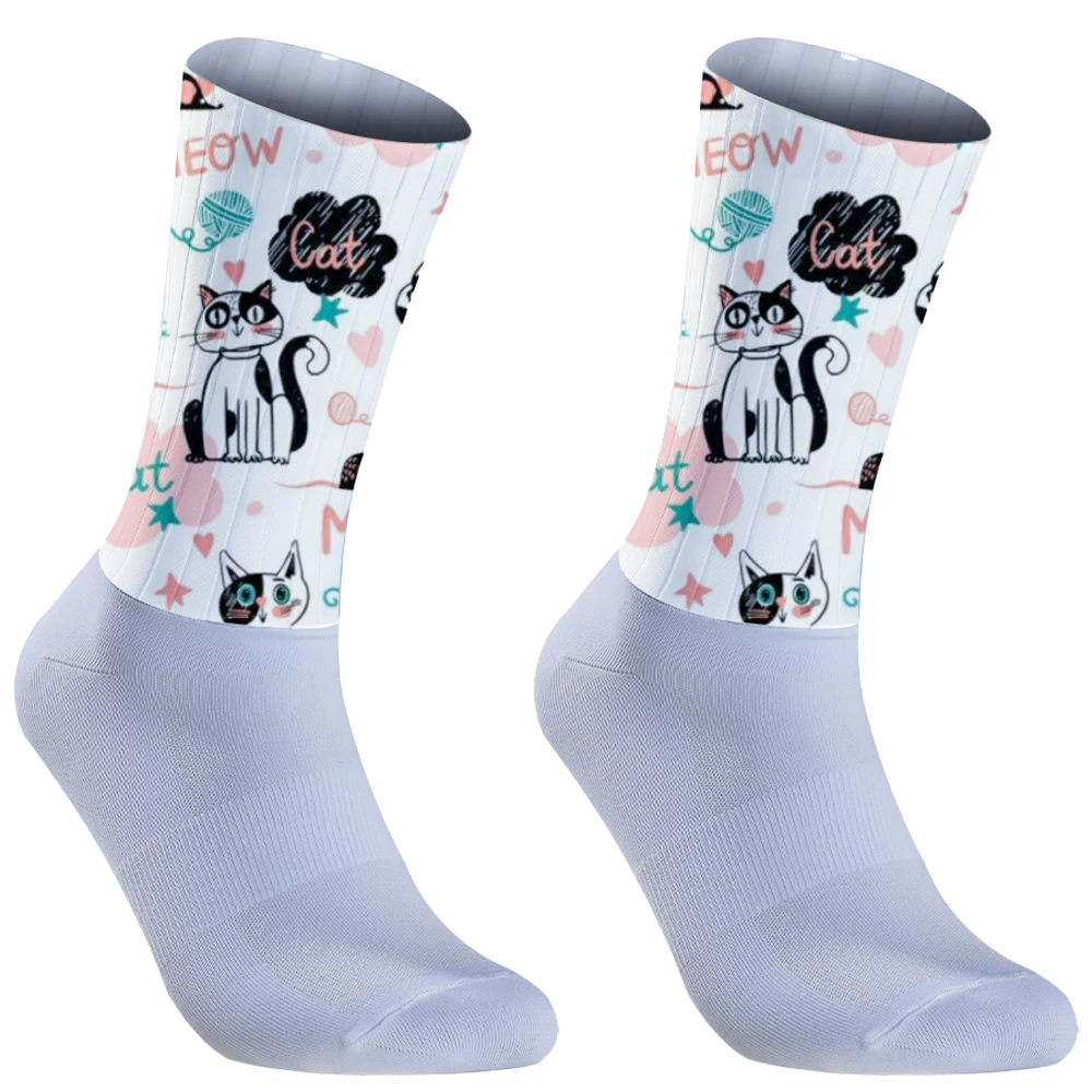 

Cycling Socks,In tube shock absorbing breathable Anti-Slip High-Elasticity Running Compressed Men Socks