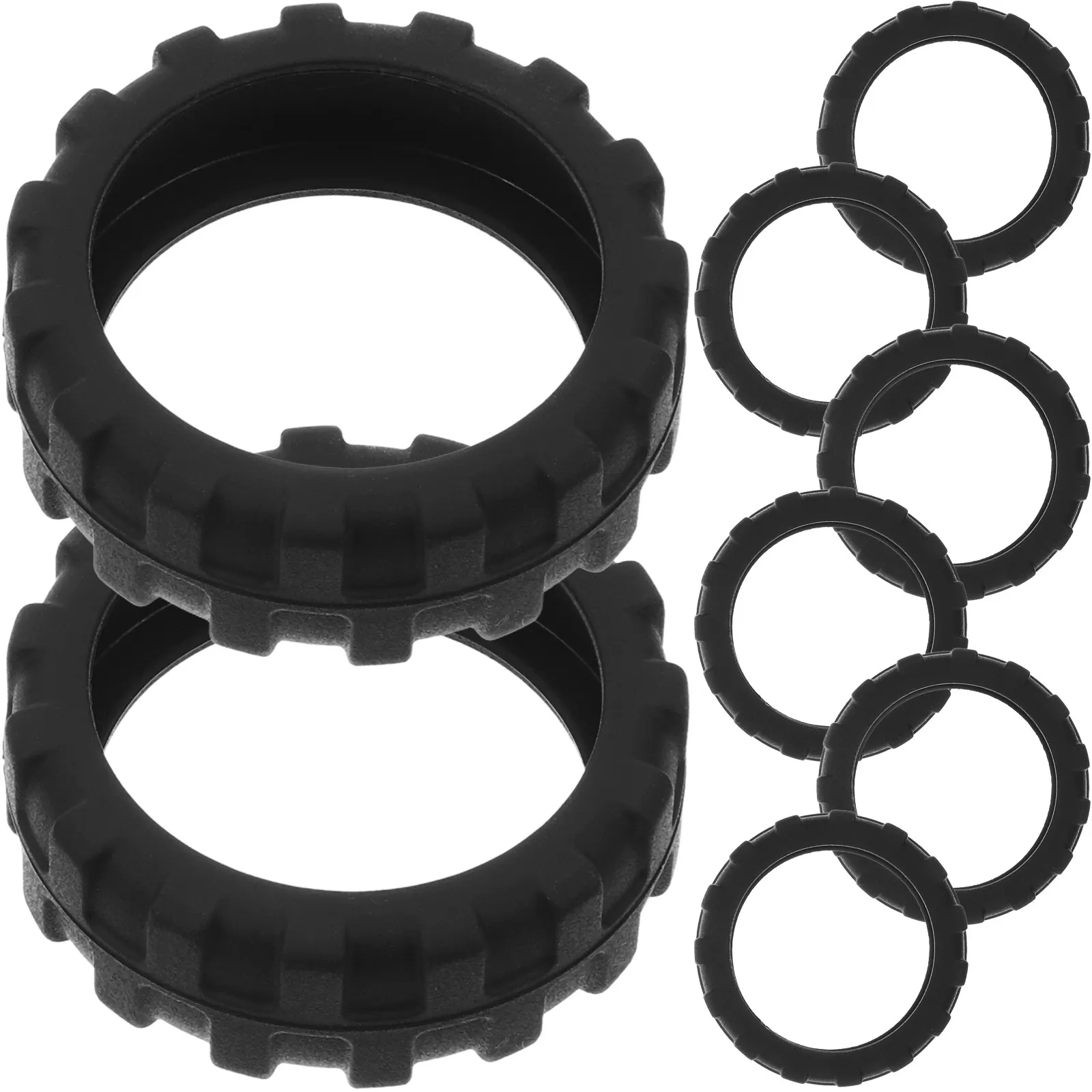 

8Pcs Silicone Luggage Wheel Covers for Suitcase Trolley Wheels Protection Anti Slip Scratch Resistant Travel Bag Accessories