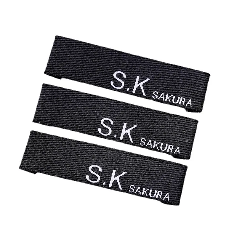 Imagem -04 - Garment Sewing Principal Woven Label Private Logo Tag Design Personalizado Vestuário 1000 Pcs por Lote