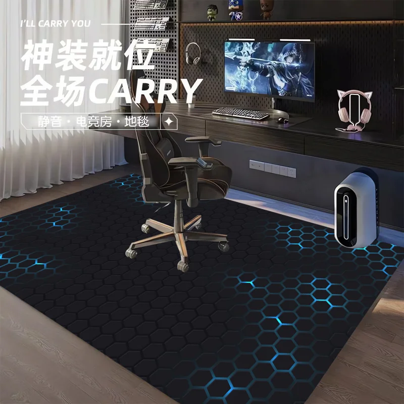 Tapete hexagonal azul roxo est - Office Productivity Tech avaliação e preço