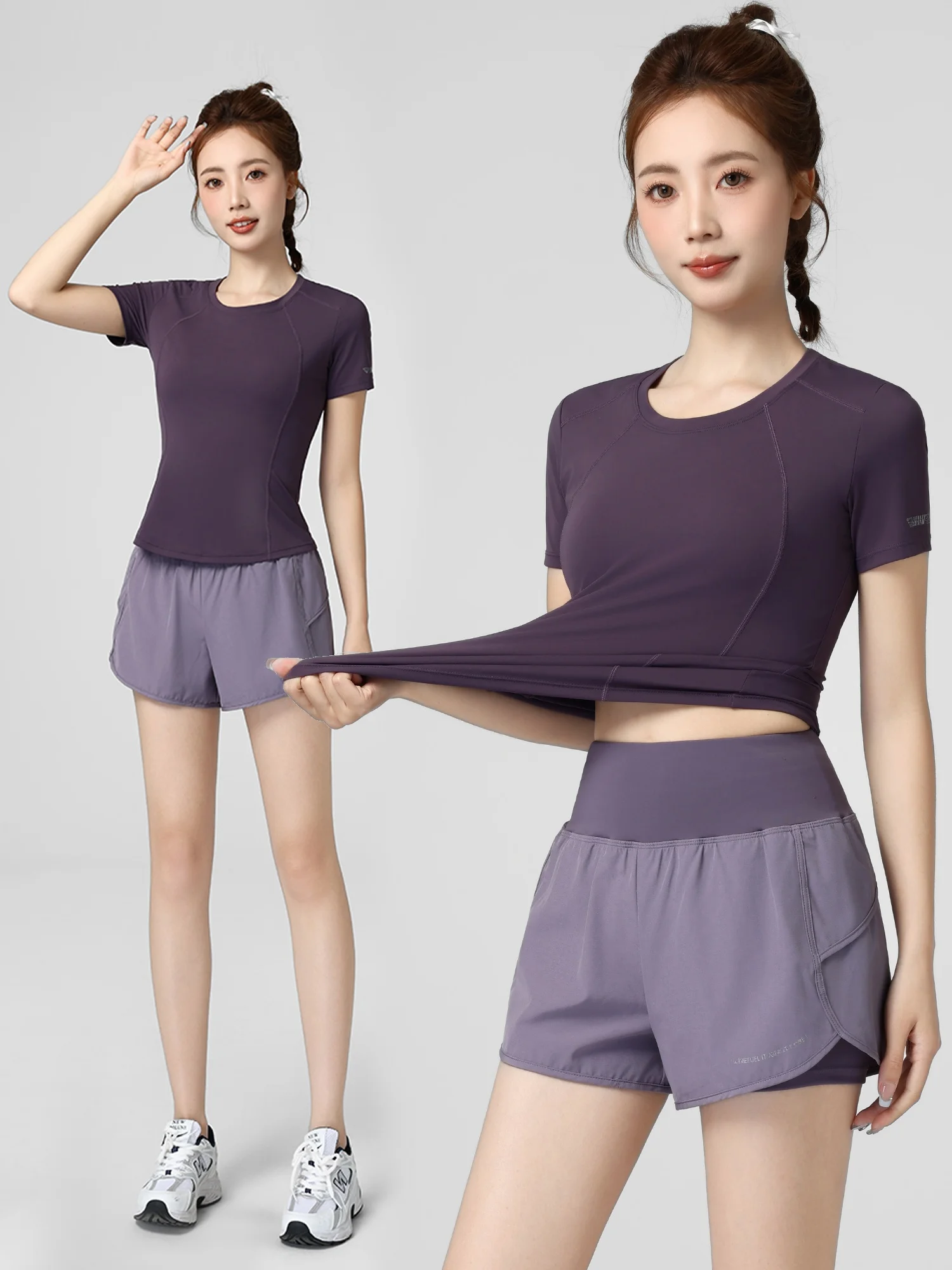 Profional Badminton orm Women's Qui Dry Sportswear Thin Fitn Clothes Set Breathable orts with Ba ket