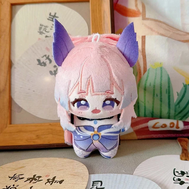 10cm Cotton Starfish Body Doll COS Game Genshin Impact Kamisato Awake Yae Miko Plush Pendant Children's Adult Fan Cute Gift Toys