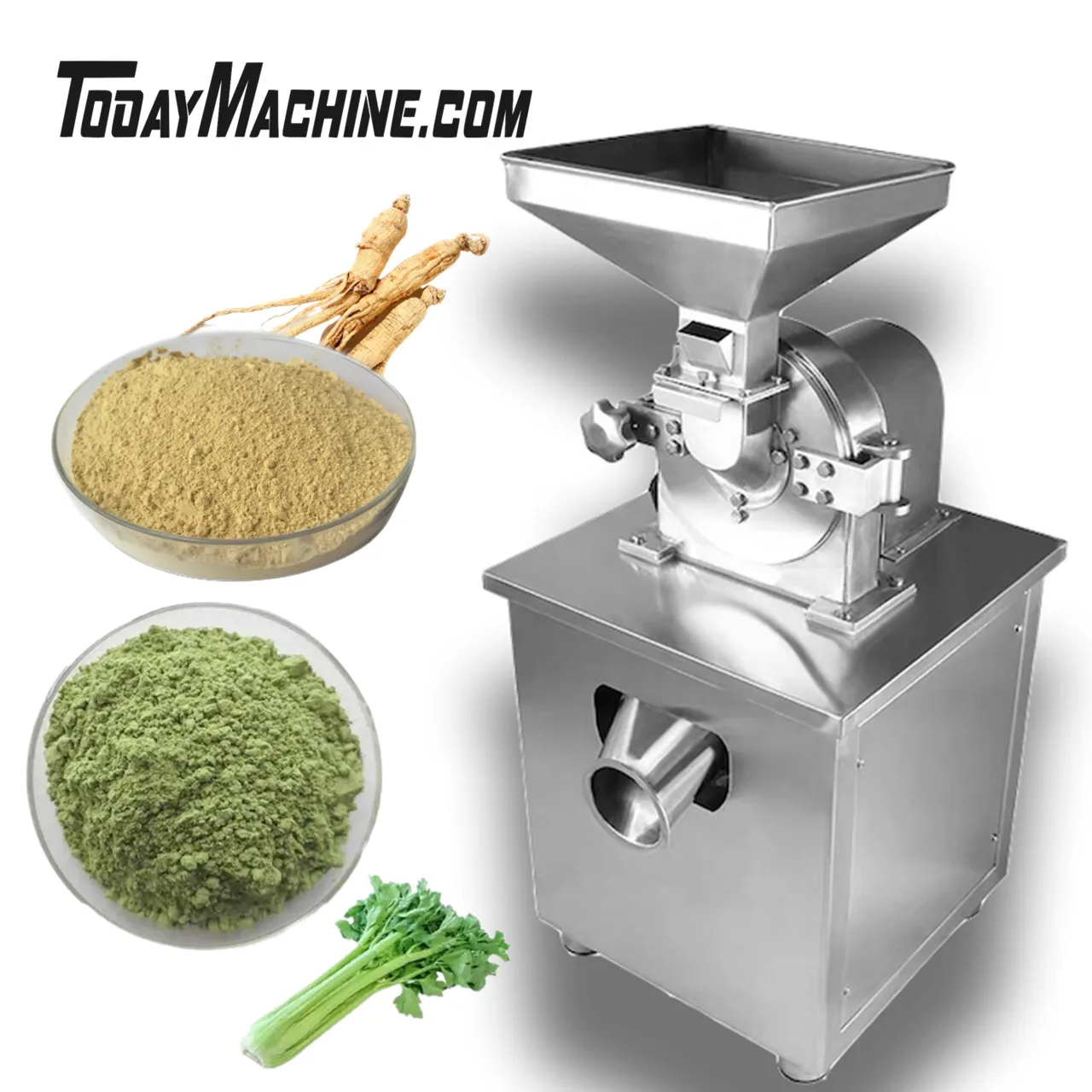 

Dry Onion Ginger Garlic Chilli Grinder Mill Dried Curry Grinding Machine