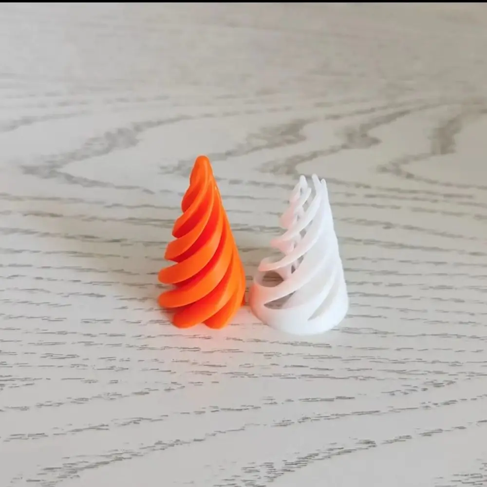 Sviluppo dell'intelligenza Cono a spirale Fidget Toy Giochi di matematica Ornamenti decorativi Giocattolo a cono a spirale stampato in 3D
