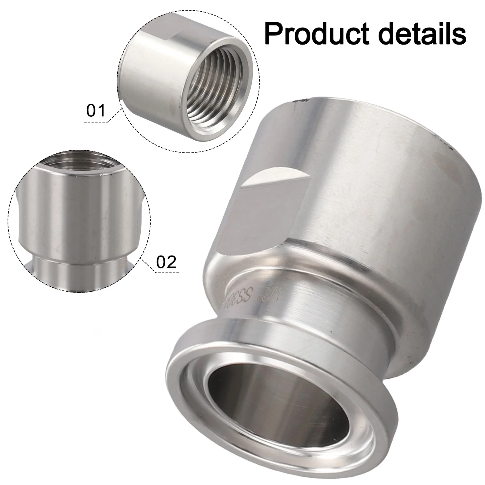 NPT Compatible Tri Clamp Adaptor designed specifically for Industrial Use with Excellent Durability Features in Stainless Steel