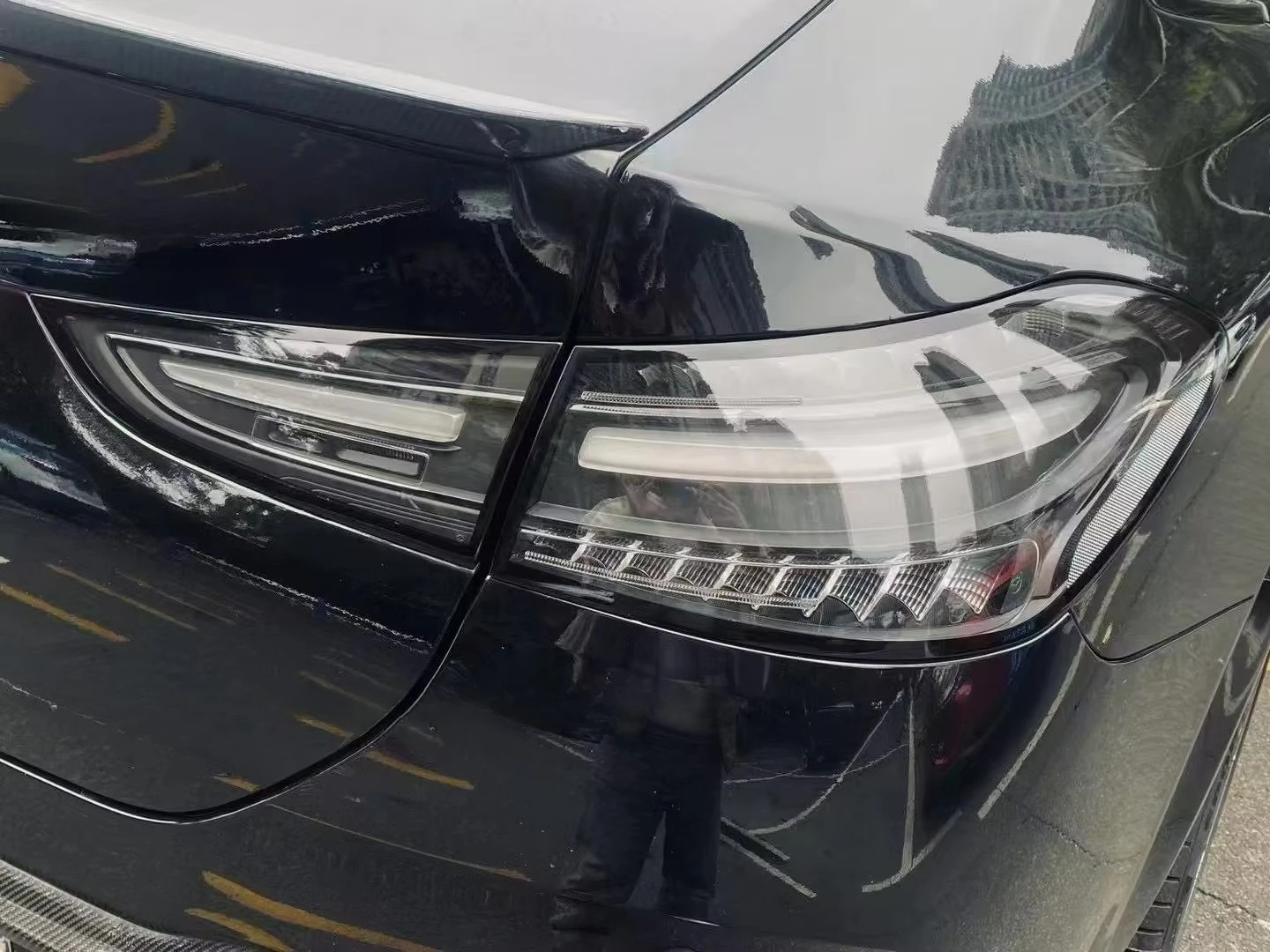 Transparent Venom Tail Lights Luxury Customization for merceds gle53 350 63 450 500W167 Yellow turn signal Asian Version