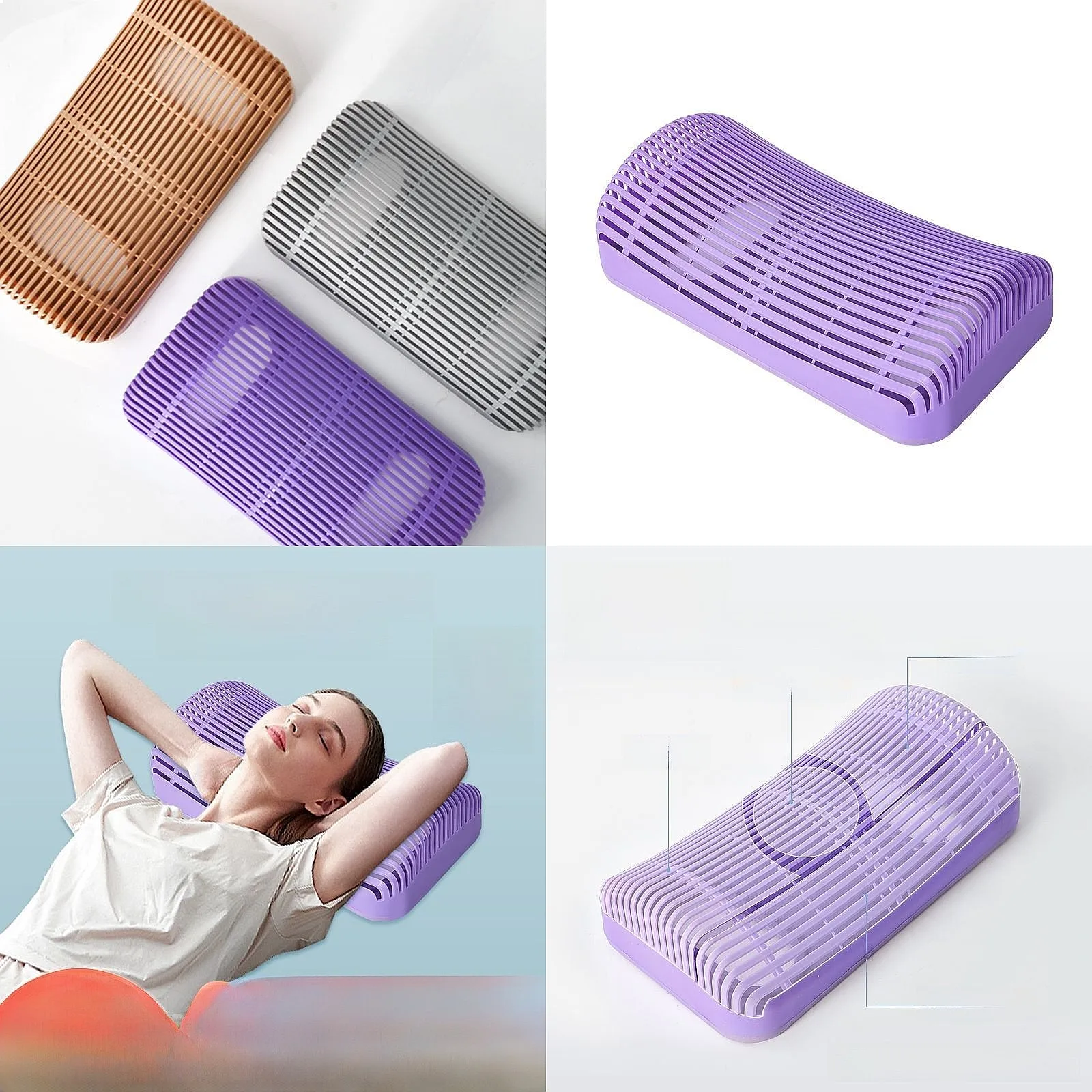 Portable Sleep Pillow Neck And Back Support Cushion Washable Waterproof Ideal for Nap And Summer Use Dormitory Sleep Aid