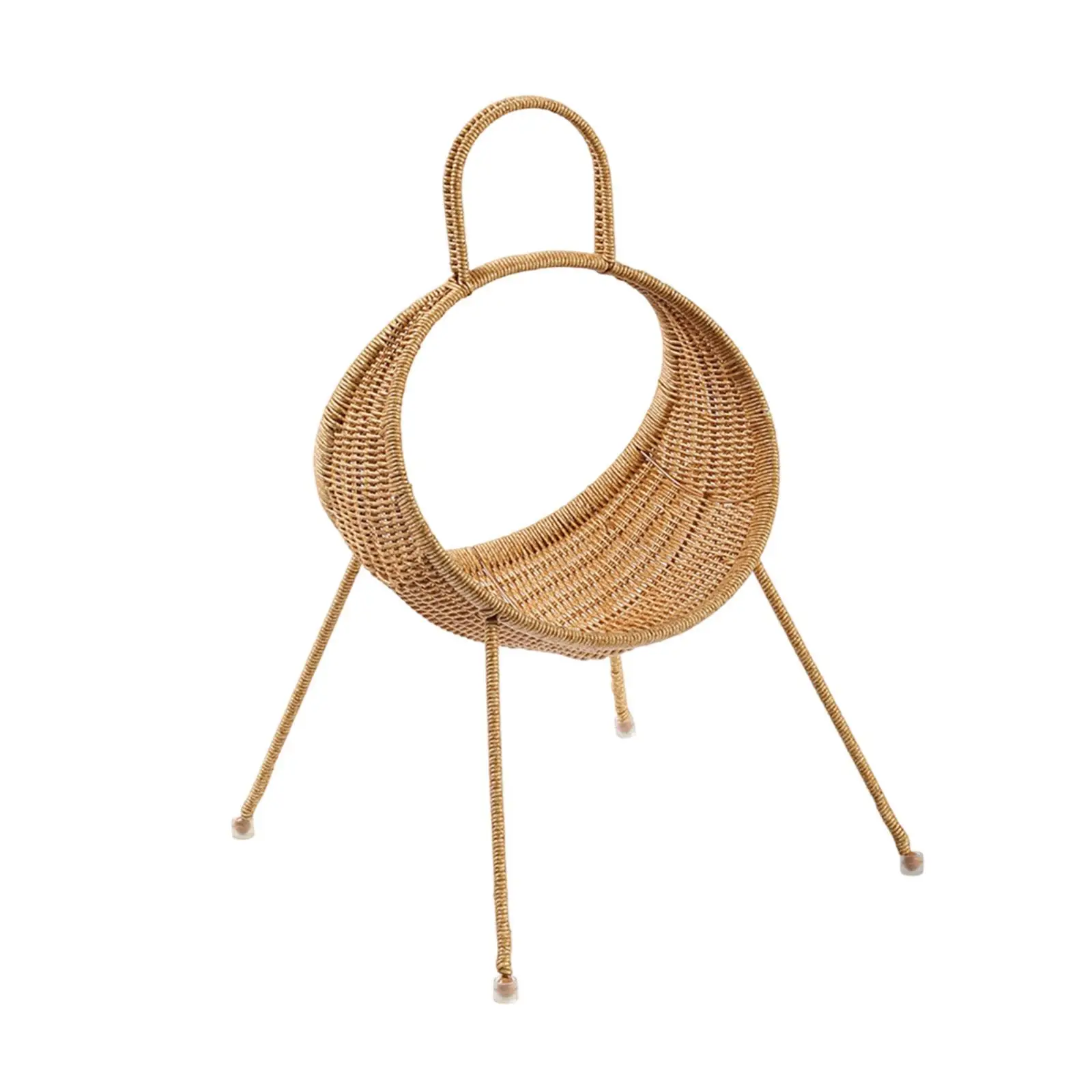 Magazine Rack Display Stand Newspapers Holder Rustic Minimalism Books Storage