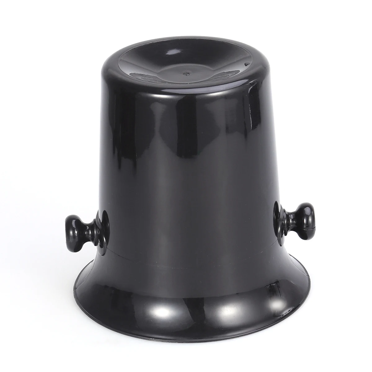 

Black Wine Tasting Spittoon Round Double Ears Funnel Friendly Material Perfect for Tasting Events Black Wine Spittoon