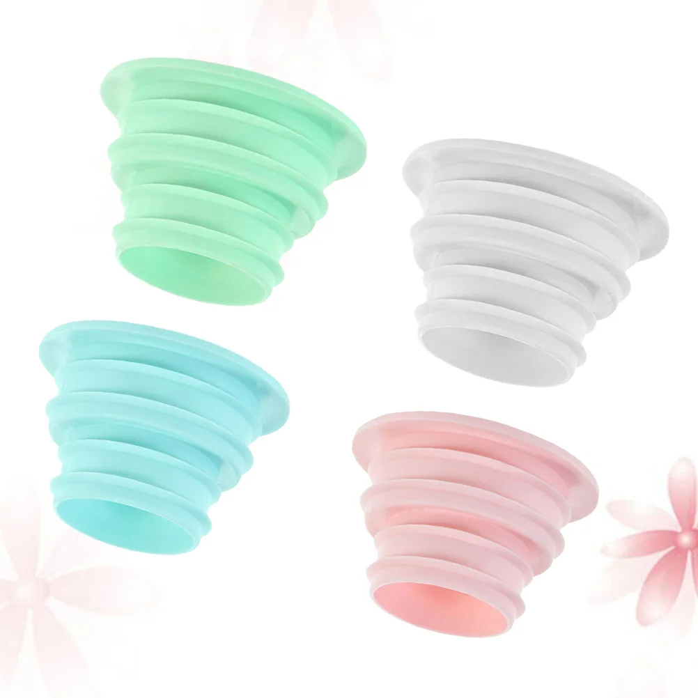 

4 шт. силиконовое уплотнительное кольцо для слива стиральной машины, предотвращение запаха, уплотнительная заглушка для пола, закрывающая крышка трубопровода, разные цвета