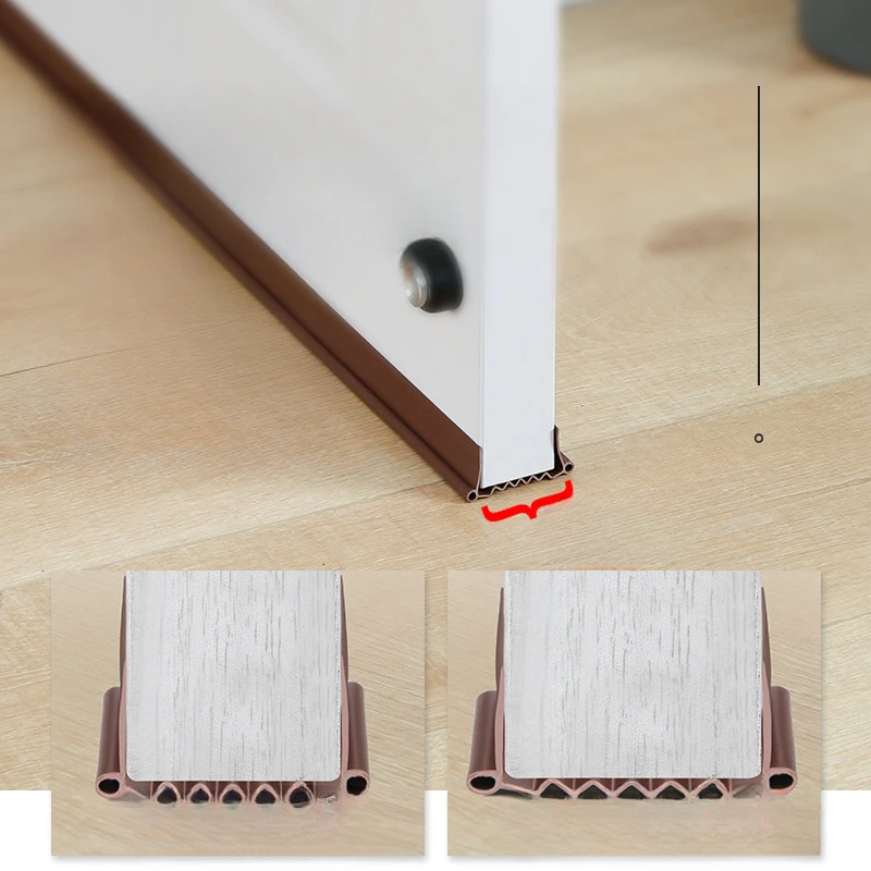 96X5.5 cm Regolare la striscia di tenuta inferiore della porta Antivento Cucitura della porta Vento Isolamento acustico Striscia di tenuta