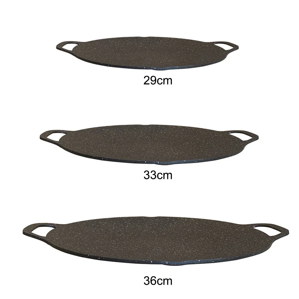 Round Baking Dishes Pans Non-stick Kitchen Oil Frying Baking Pan for Outdoor Camping Picnic Cassette Stoves Grill Pans