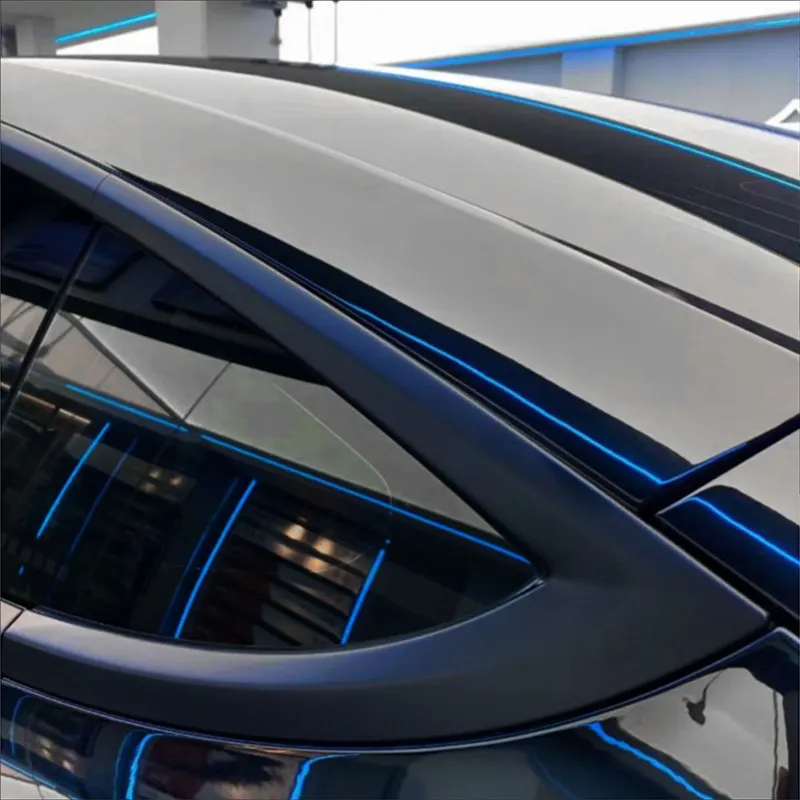 Pink Window Trim Protective Film for Tesla Model 3 (2021-2024) - Car Styling & Modification Accessories - view 4