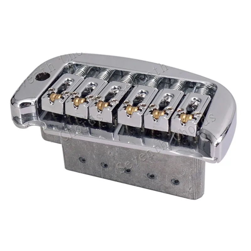 Für E-Gitarren-Zubehörteile Chorme Black Gold Wählen Sie ein Set 6-saitiges Tremolo-Brückensystem – Detail 21