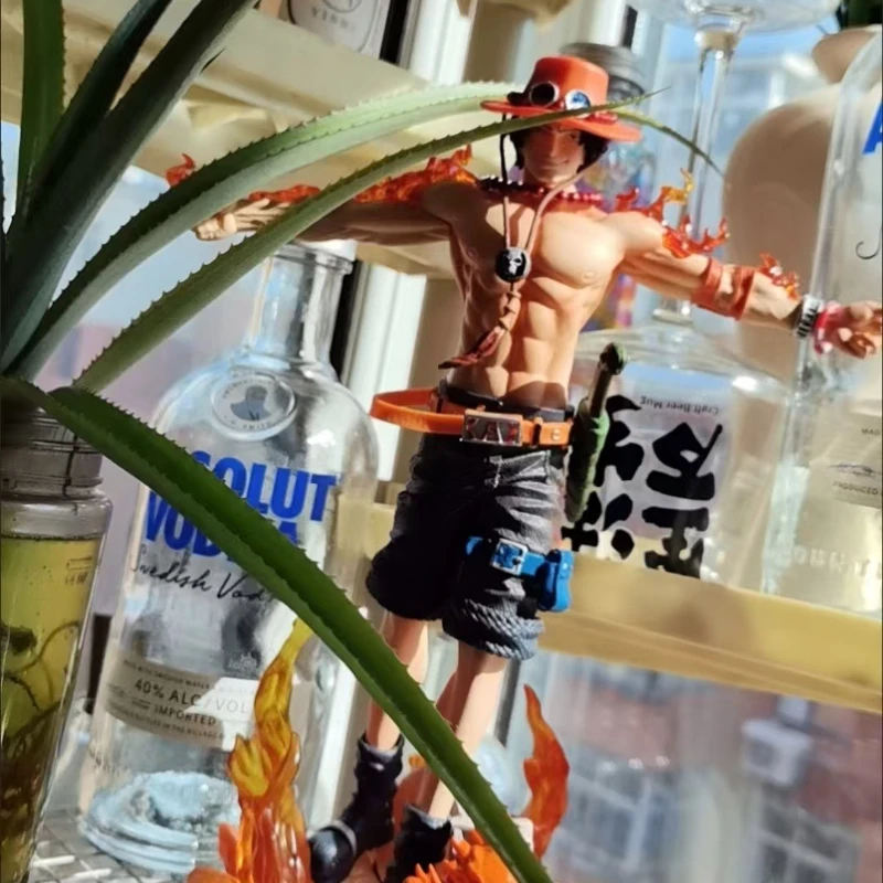 

Manga One Piece Portgas D Ace Anime Figure PVC Action Figures Gk Figurine With Light Statue Model Kids Christmas Toys Gifts