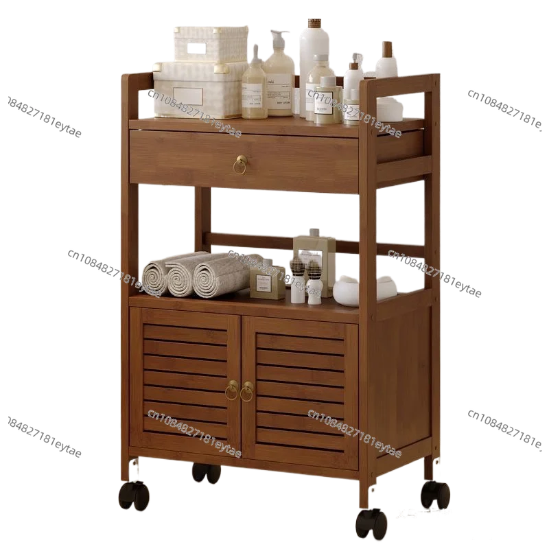 Beauty Salon Trolley Multifunctional Storage Cart for Tools Nail Equipment Organizer