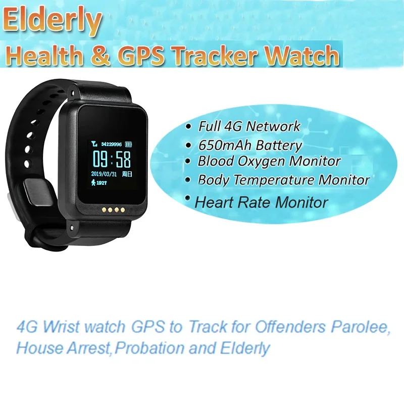 Elderly Personal GPS Tracking Device Two-Way Calling SOS Button GPS Receiver Tracker Bracelet For Kids Or Children