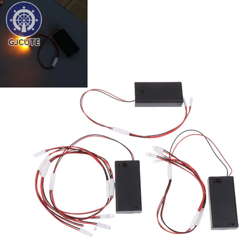 DIY 인형의 집 조명용 슈퍼 브라이트 3V LED 램프 비즈, No.5 배터리 작동