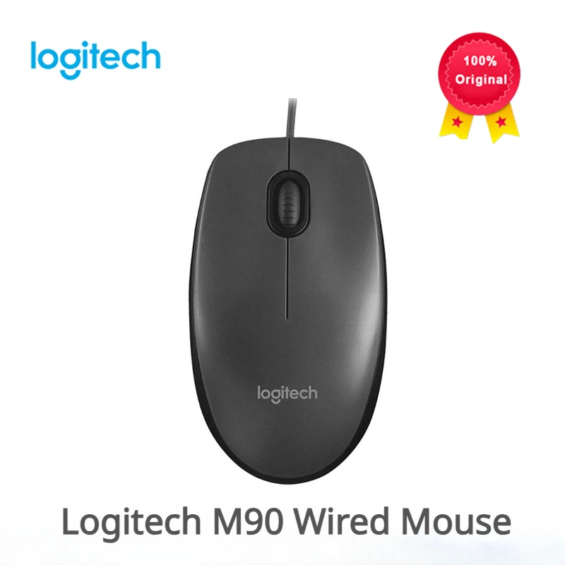 

Logitech M90 USB Wired Gaming Mouse 3 Buttons Ergonomic Design Optical Computer Mouse Office Home Mice for Laptop Desktop PC