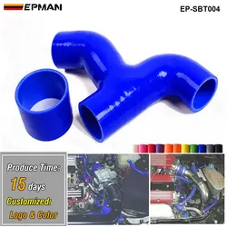 EPMAN Silicone Turbo Radiator Intercooler Y- Pipe Hose Kit For Subaru Impreza WRX GC8 EJ20 2.0 96-00(2pcs) EP-SBT004