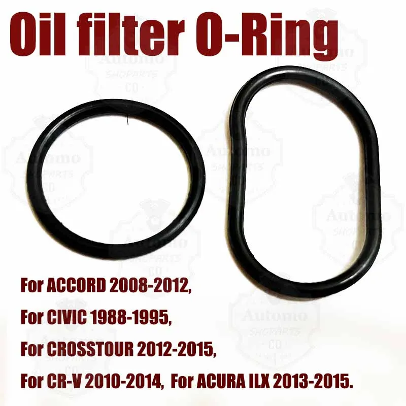 2PCS/Lot 15312-R40-A01 91326-PL5-003 Oil Filters O-RING Sealing Ring For Honda Accord Civic Odyssey Crosstour