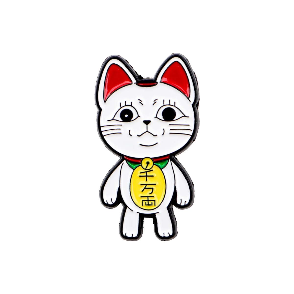Kawaii Anime Cat Enamel Pin image