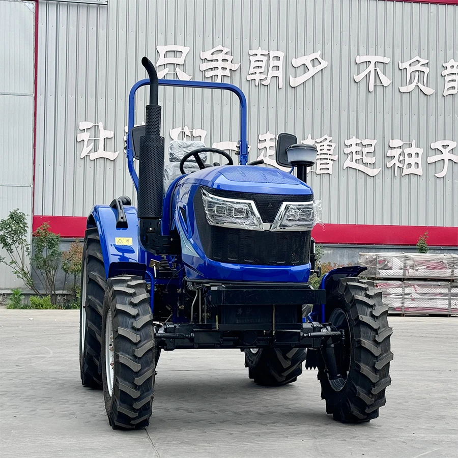 Free Shipping 4WD Farm Tractor Euro 5 CE EPA Diesel Agricultural Tractor Hydraulic Compact Wheel Tractor  Customized