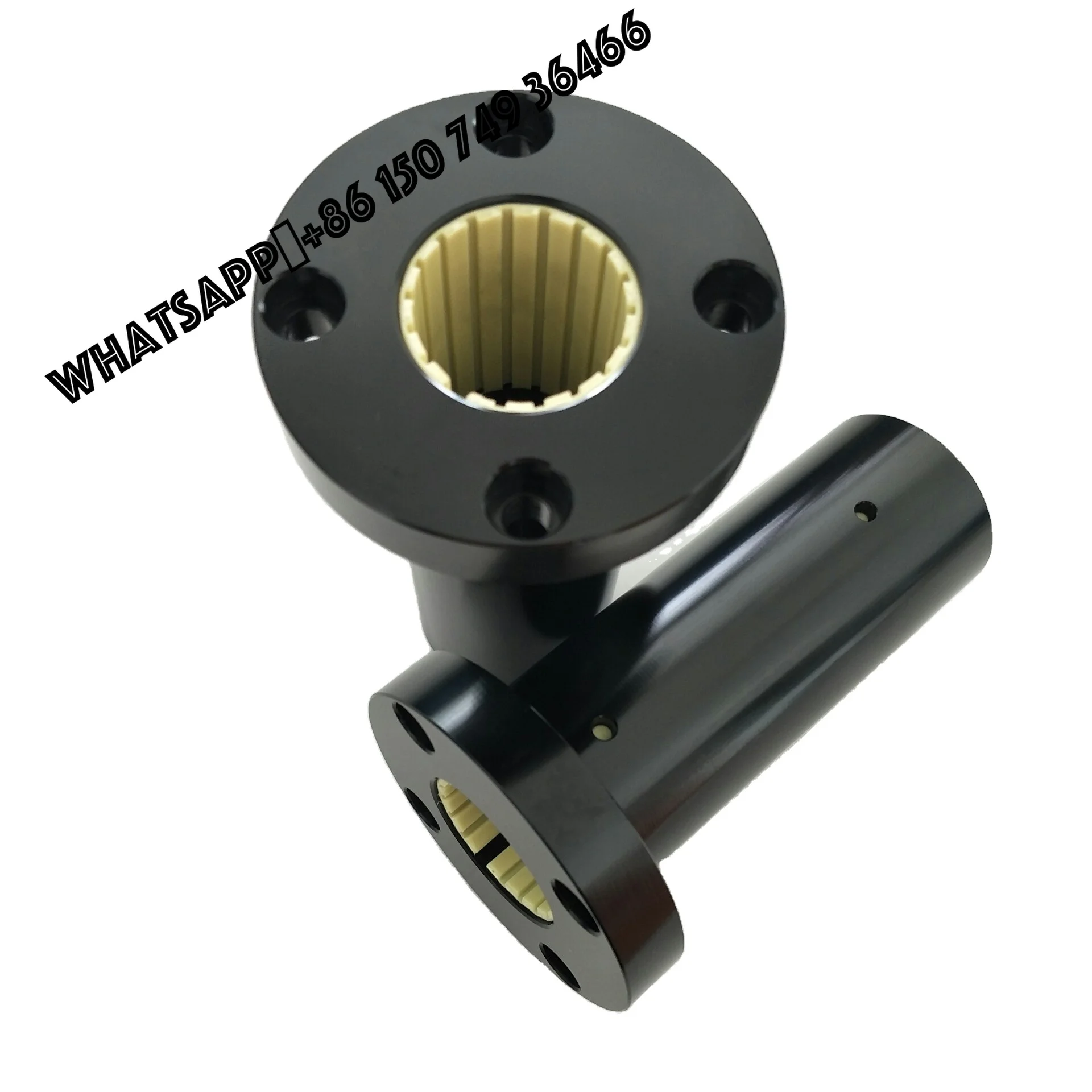 

40m FJUMT-01-40 Round Flange Lengthened Aluminum Housing Plastic Slide Bushing