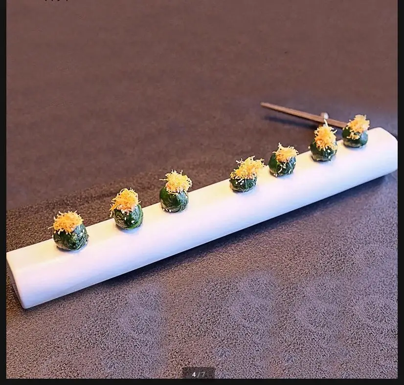 

Белая керамическая тарелка, длинные тарелки для суши, блюдо Dim Sum, сковорода для торта, десертная ресторанная декоративная чаша, поднос для закусок, посуда