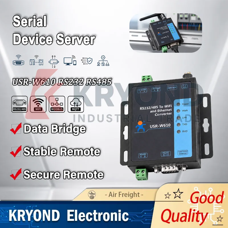 Diy Home Automation Server - Servidor de Dispositivos Seriais USR-W610 RS232