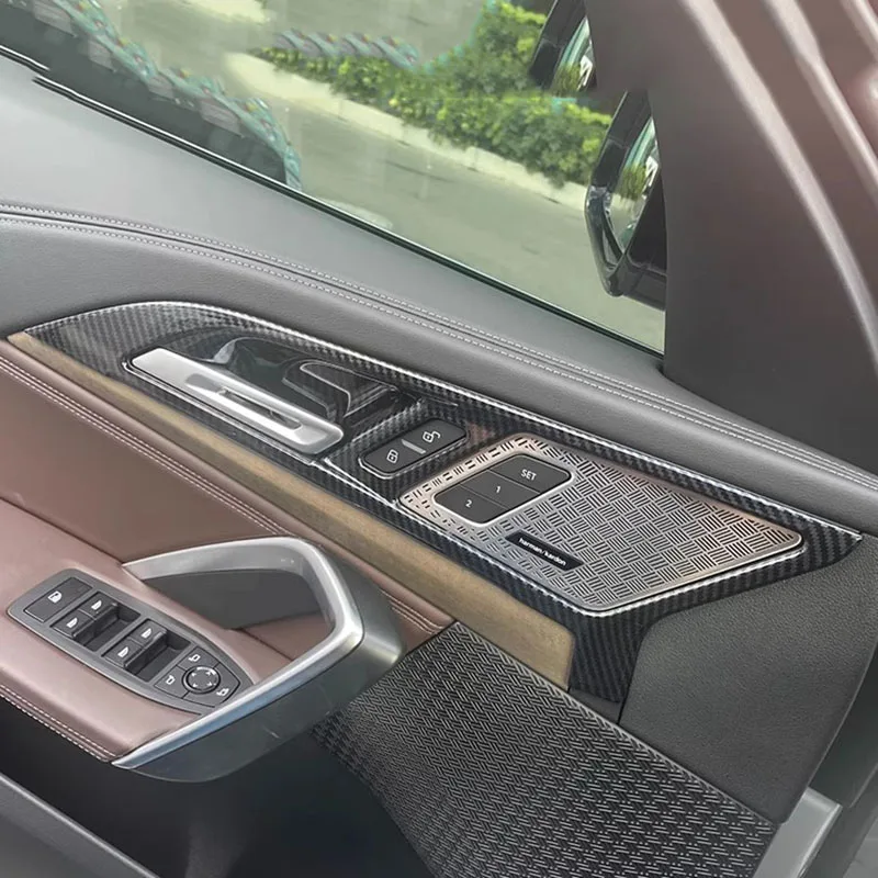 

Внутренняя дверная ручка с левым рулем, ручка для дверной ручки, декоративная рамка с ручным зажимом для BMW X1 U11 2023