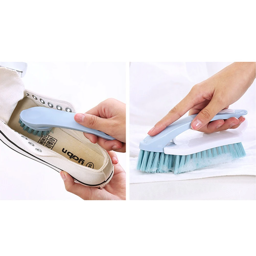 

Plastic Scrubbing Brushes Durable Wear Resistant Comfortable Handle Cleaning Tile Windows Bathtub Clothes Shoes Trousers Spot