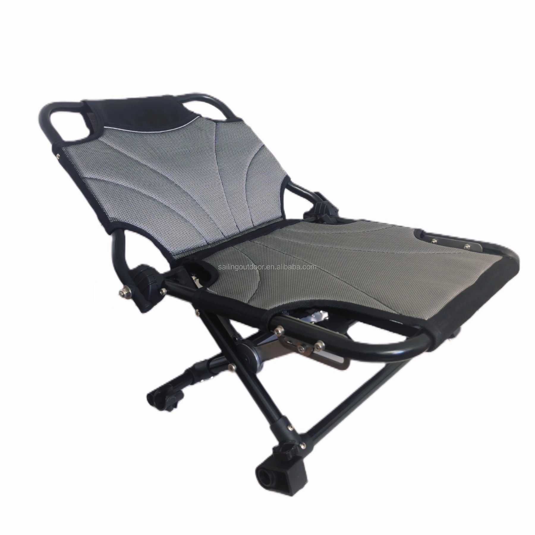 Adjustable Kayak Chair with 5-Level Height and Backrest Waterplay Crafts Boat Accessories for Drifting Outdoor Activity