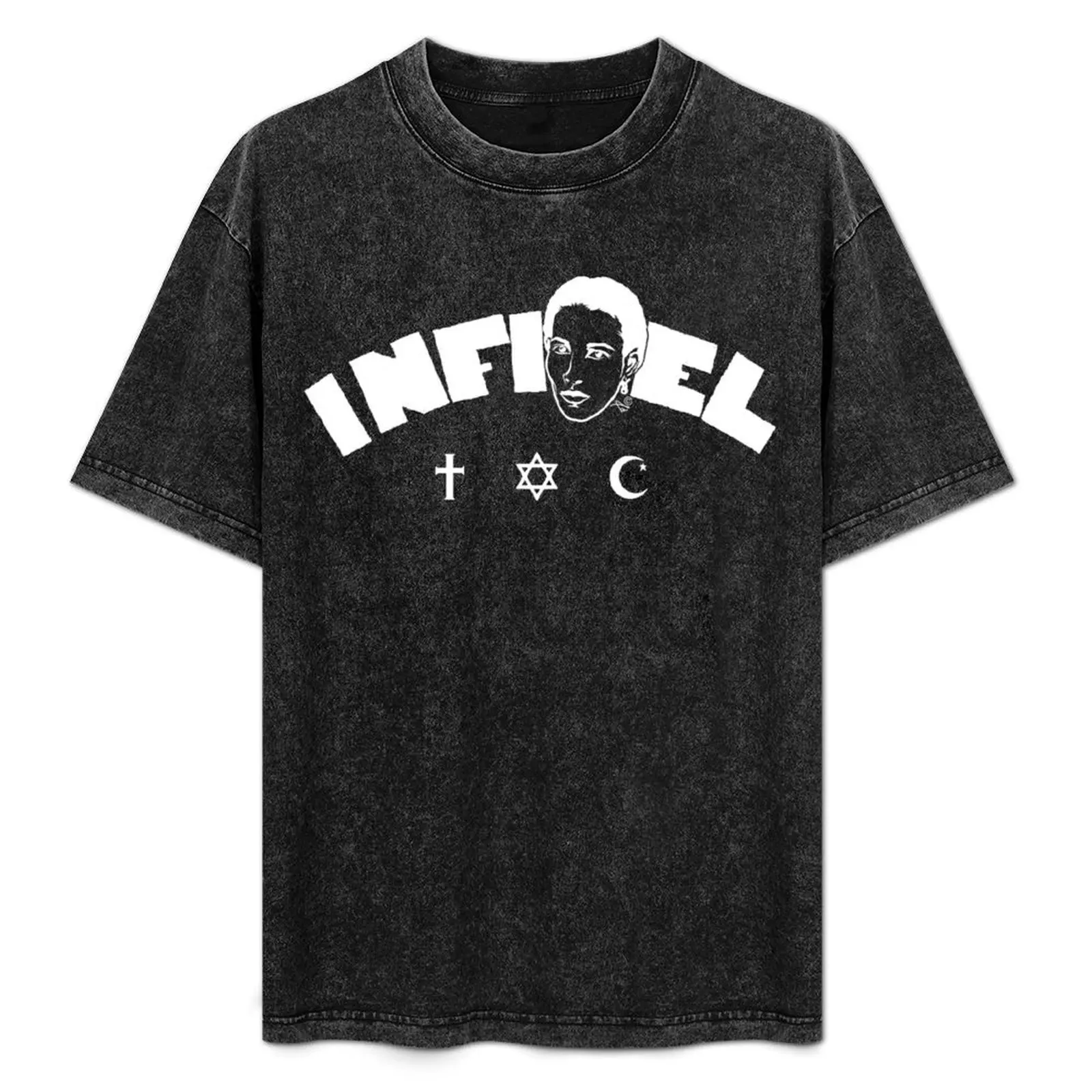 

Infidel Ayaan (white) by Tai's Tees T-Shirt rapper graphic tees sports fans graphic shirts black t shirts for men