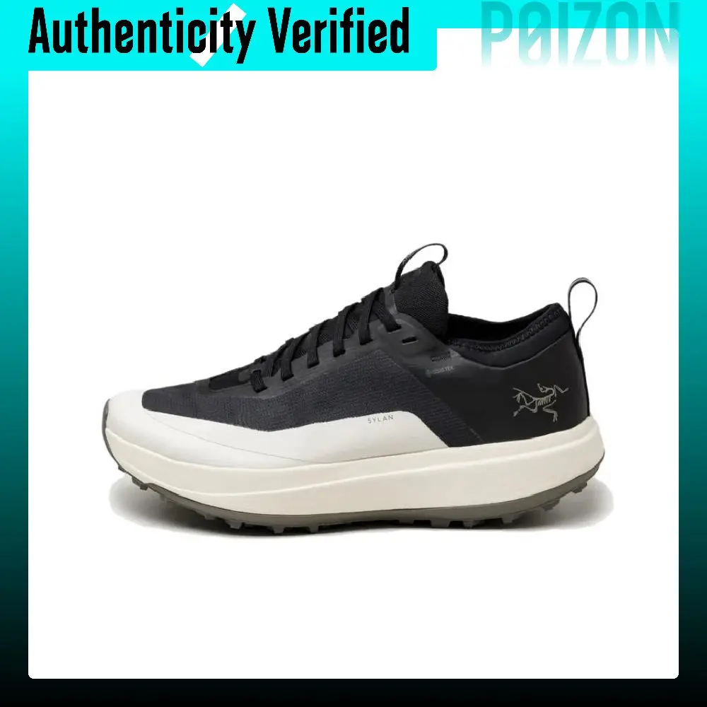 Arc'teryx SYLAN Comfortable Fabric Waterproof And Breathable Low top X000009022-Black/Arctic Silk