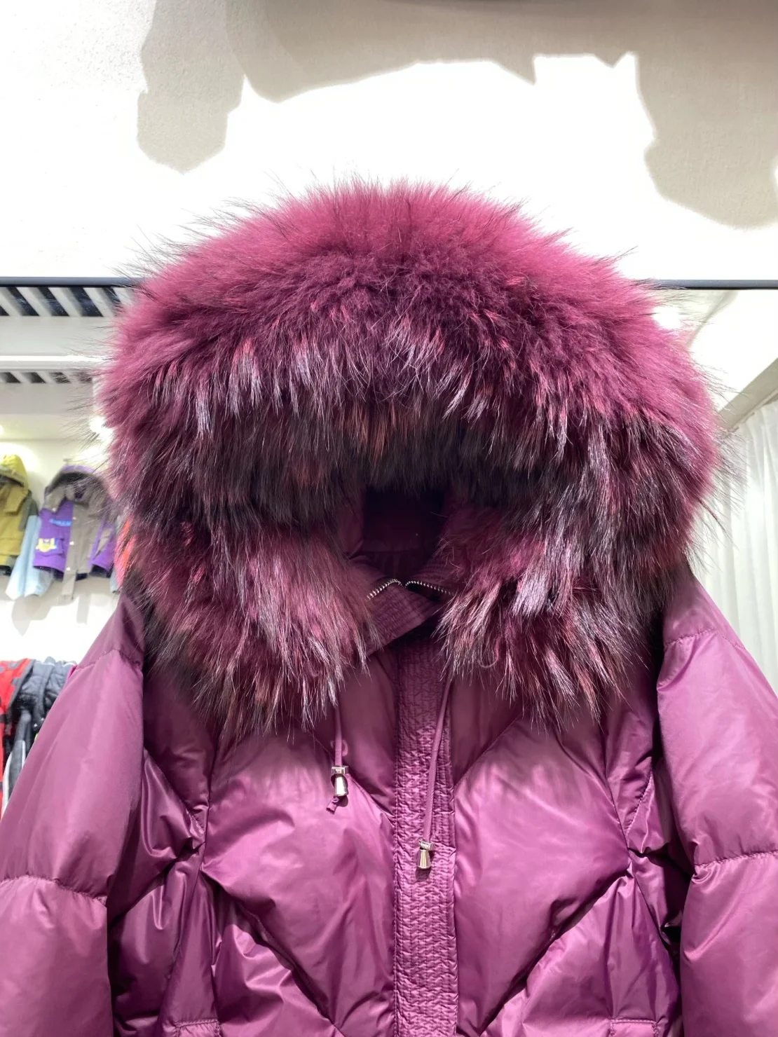 Winter High End Natural Large Fur Collar Down Jacket Female Hooded Warm Thick Parker Jacket Women White Duck Down Loose Outwears
