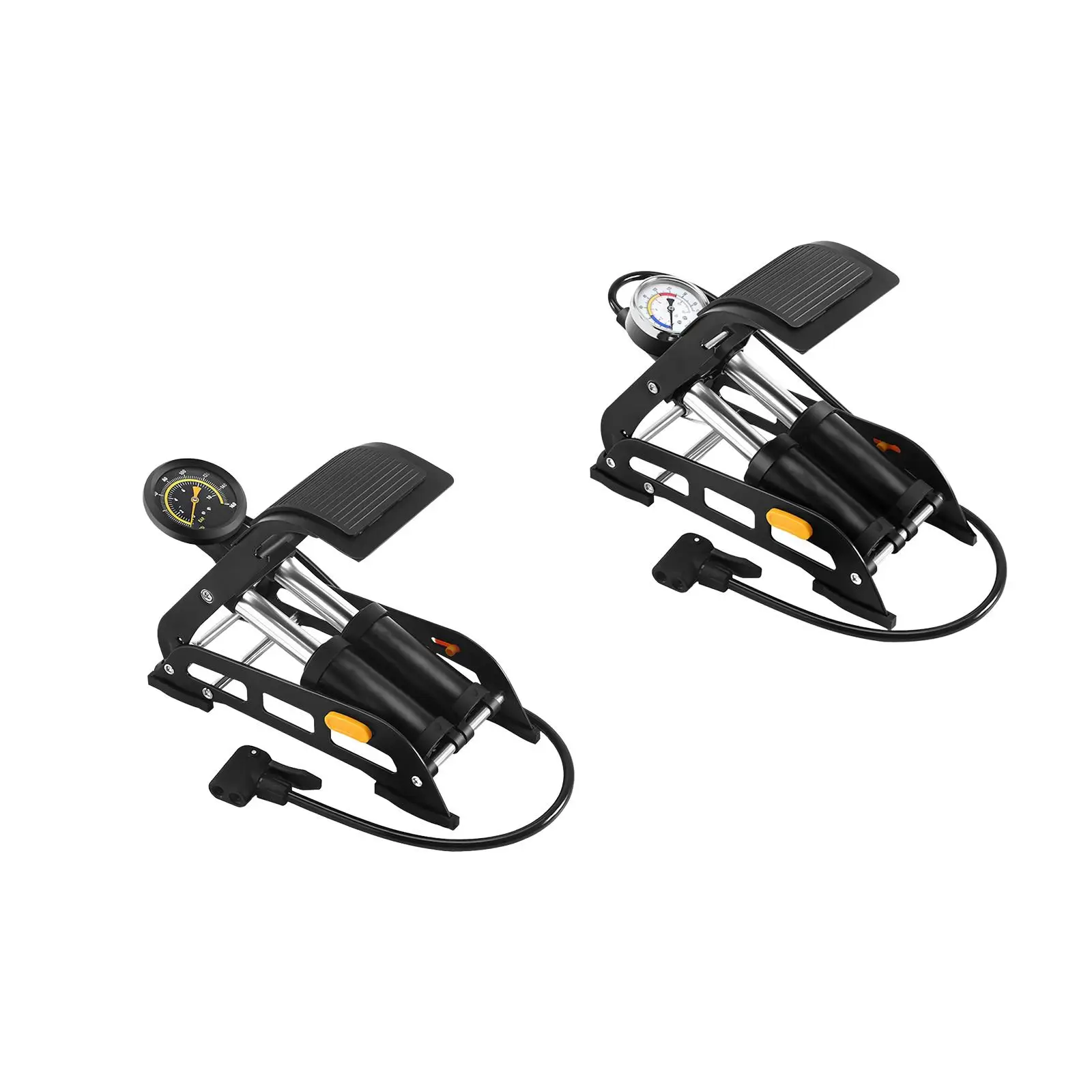 

Bike Foot Pump Foot Air Pump Portable Heavy Duty High Pressure Pedal Inflator Car Air Pump for Vehicles Sports Balls Car