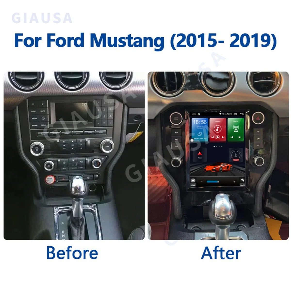 

Android 14 Carplay Radio Multimedia For Ford Mustang 2015 2016 2017 2018 2019 2020 2021 GPS Navi Stereo Player IPS Head Unit