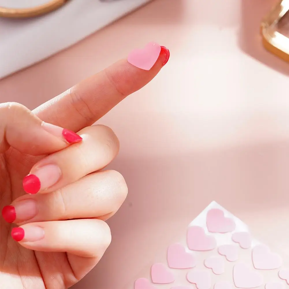 60 قطعة ملونة بولي ايثيلين على شكل قلب حب الشباب ملصق غير مرئية حب الشباب غطاء إزالة بثرة التصحيح الوجه بقعة غطاء أداة العناية بالبشرة المكياج #4