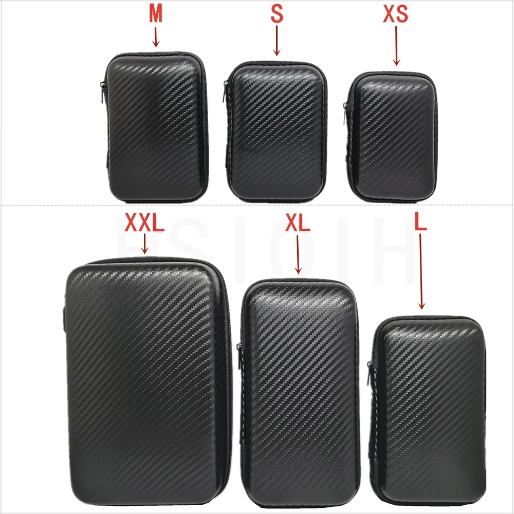 إيفا سماعة أكياس صناديق حقيبة التخزين المحمولة مجموعة أدوات إصلاح السيارات تخزين ألياف الكربون نمط مع حقيبة سستة