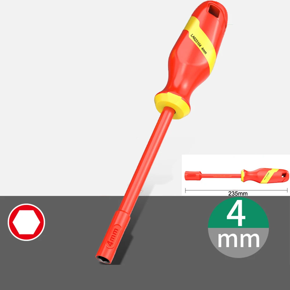 

7mm Insulated Socket Wrench Professional Electrical Tools Set Hand Tool Alloy Steel Wrench Flexible And Strong Material