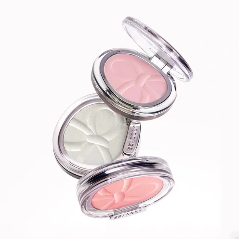 

JOOCYEE Blush Monochrome Powder Blusher For Cheeks Highlighter Natural Matte Pink Light Makeup Clear And Transparent