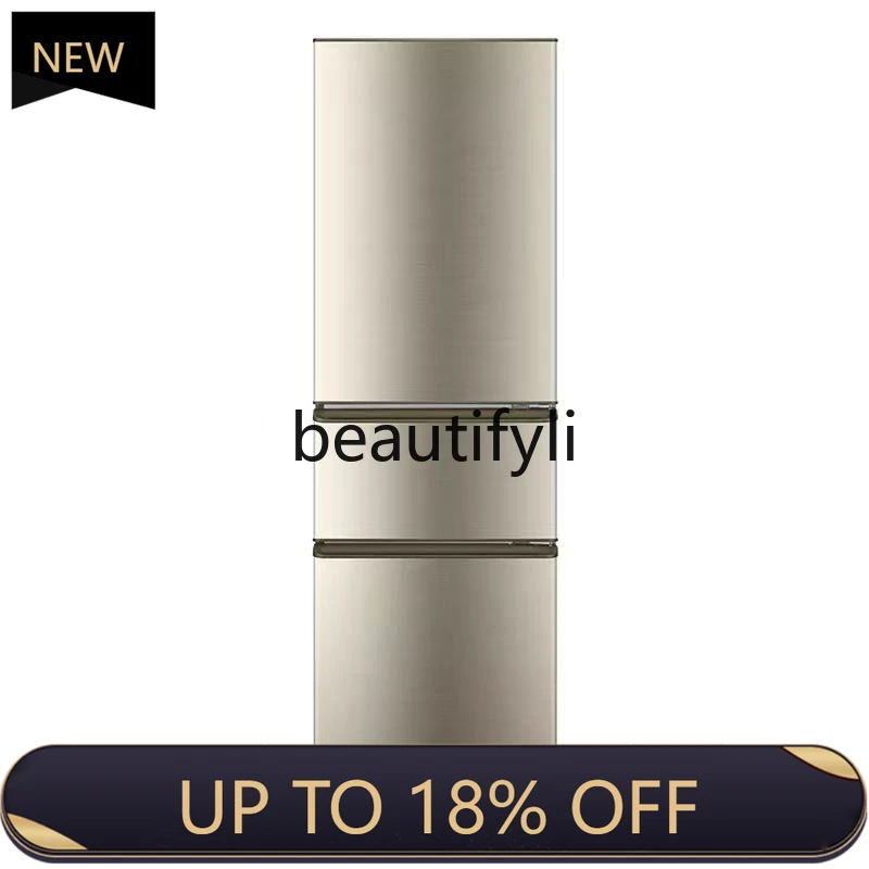 

Z189 Refrigerator, three doors and three temperatures refrigerated, frozen household power saving, silent, fresh-keeping