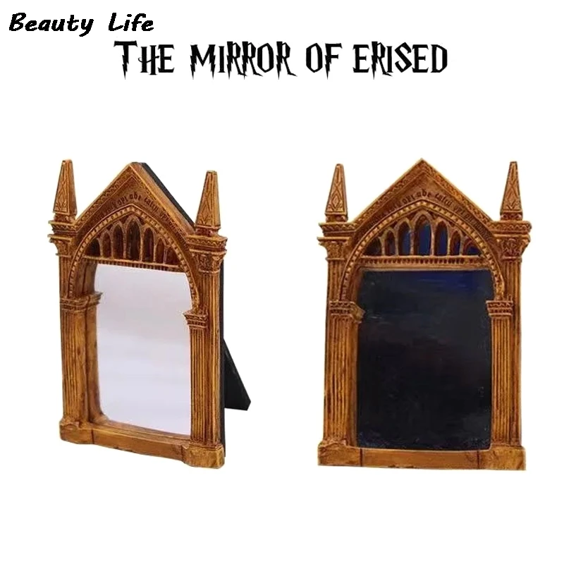 1PC Mirror Of Erised Standing Bookshelf Decor Wizarding Witchy Items Magical Objects Wizard Home Decor Fantasy Gift