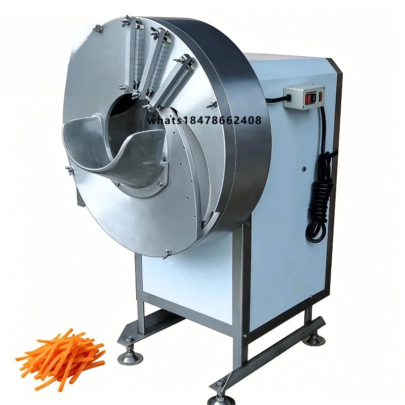 MBC High Output Variable Frequency Vegetable Julienne Cutter for Potato Carrot Radish Cucumber Large Food Processing Plant