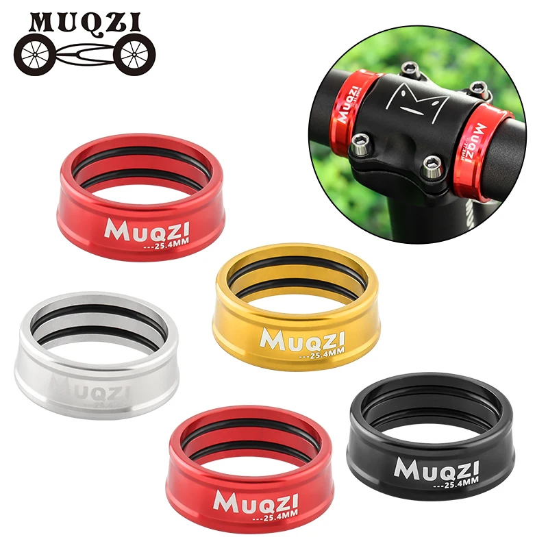 MUQZI Handlebar Fixing Locking Ring 25.4MM 31.8MM Handlebar Stem Aluminum Alloy Fixed Washer For Road Mtb Folding Bike